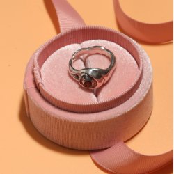 Silver with Sapphire